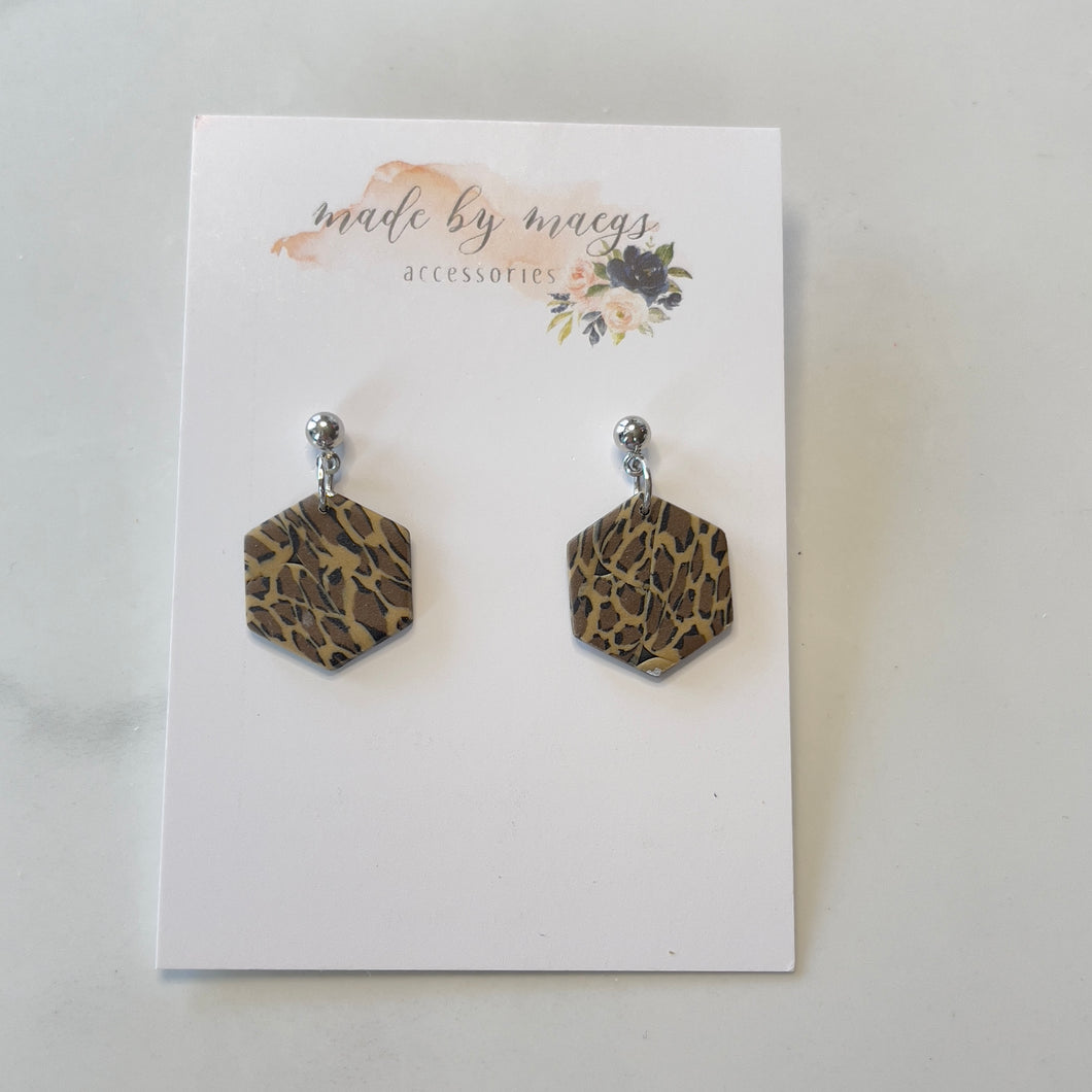 Leopard Print - Hexagons