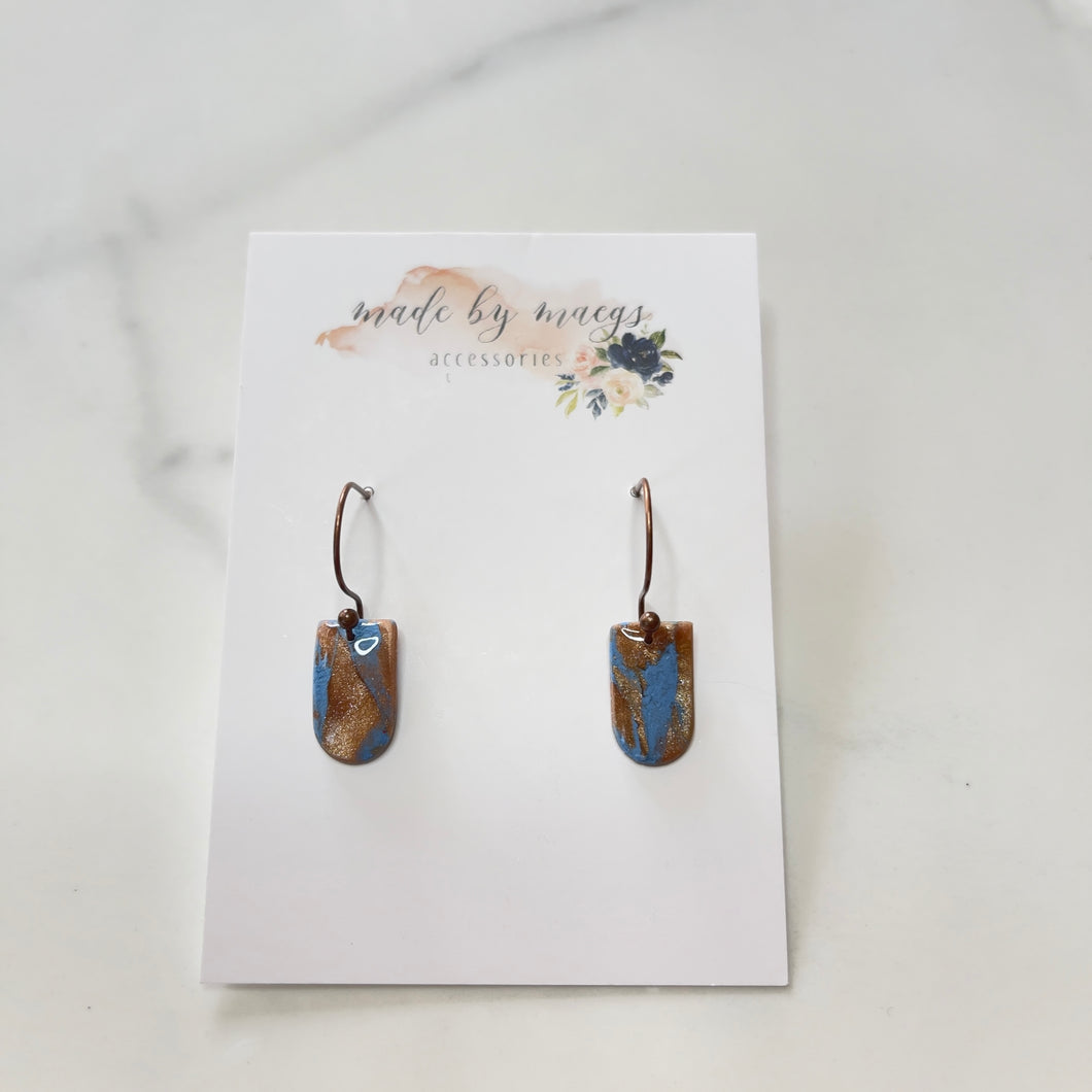 Copper Sea - Mini Closed Arch Dangles