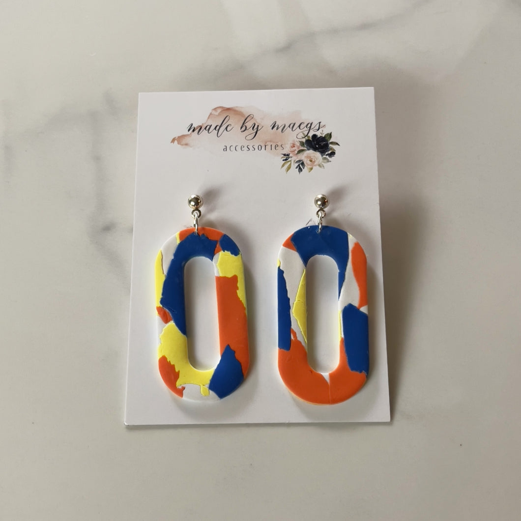 The City💙🧡⚡️ - Ring Dangles