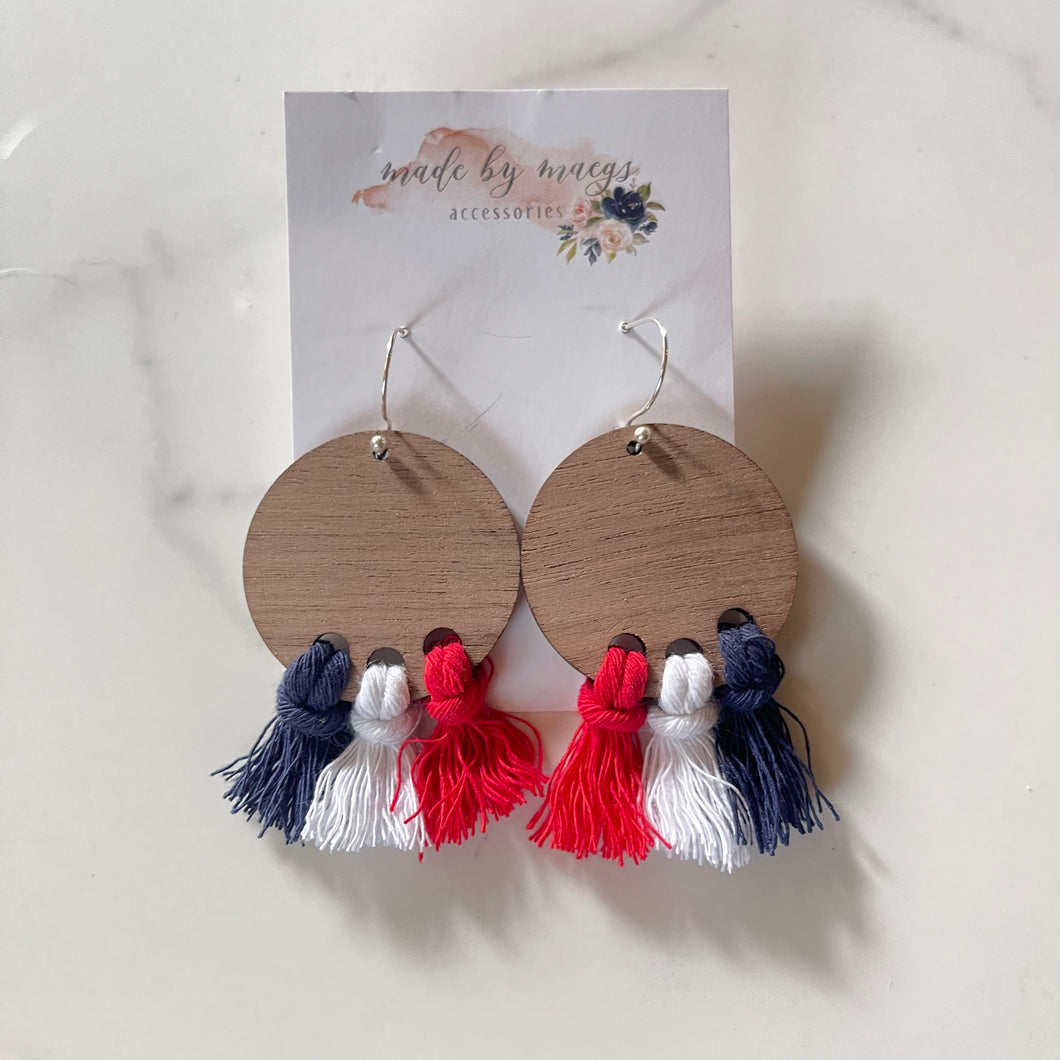 God Bless America - Macramé