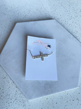 Load image into Gallery viewer, Western Metal - Silver Cross Adjustable Bracelet
