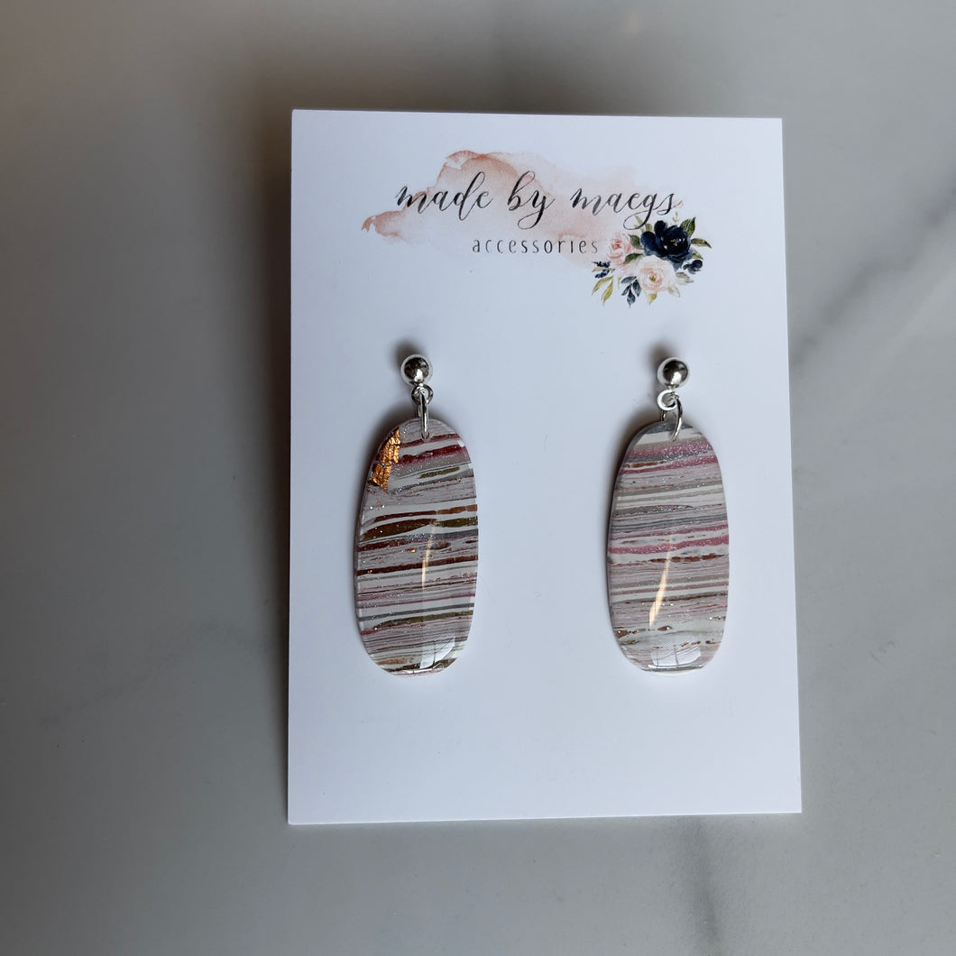 Rosie Stripes - Ovals (1.25”)